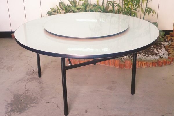 【石川家居】OU-802-6 白碎石折疊腳餐桌(木心板) (不含其他商品) 需搭配車趟