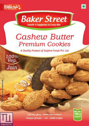 Bakers Street Cashew Butter Cookies印度奶油腰果烘培餅乾