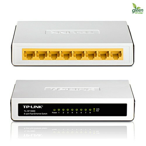 TP-LINK 8埠乙太網路交換器(TL-SF1008D)  