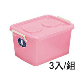 【nicegoods】 彩瓷-滑輪整理箱(S)(25公升)(3個/組)(掀蓋 塑膠 收納箱)