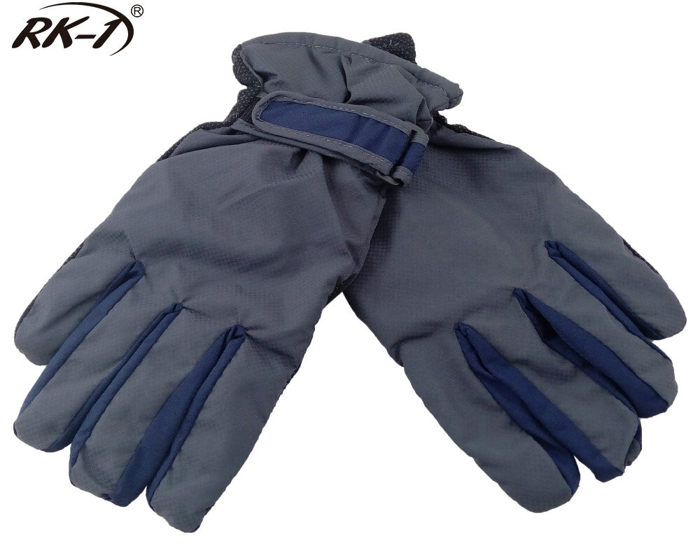 小玩子 RK-1 男用 手套 溫暖 防寒 防潑水 止滑 柔軟 灰藍 騎車 機車