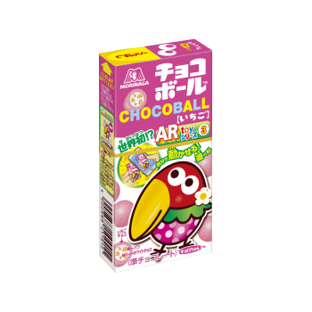 MORINAGA大嘴鳥巧克力球-草莓(24g)=夏季低溫冷藏配送=