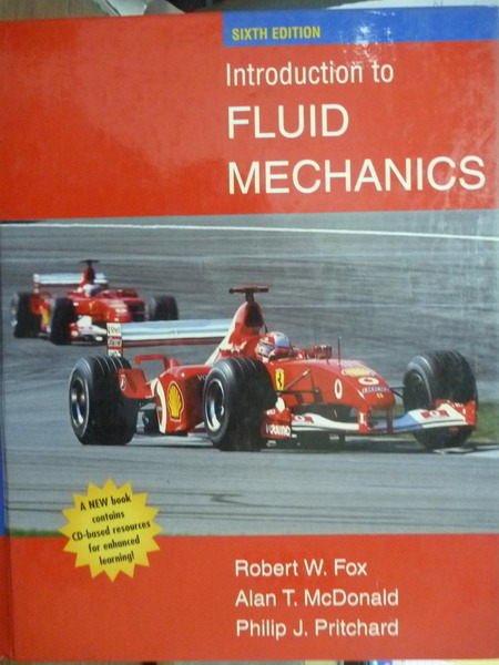 【書寶二手書T6／大學理工醫_PMQ】Introduction to Fluid Mechanics_6/e