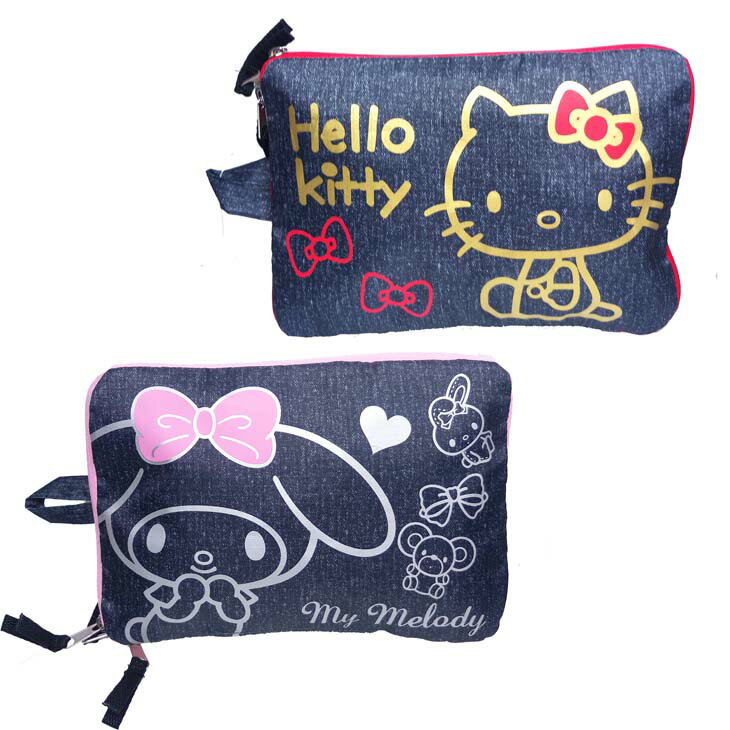 【多點創意日本】日本Hello Kitty & Melody旅行便利袋