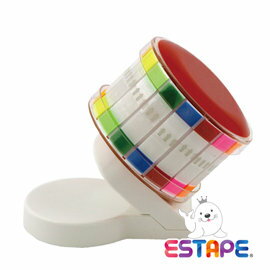 ESTAPE易撕貼膠台(45°設計)搭配彩色可書寫易撕貼組