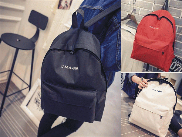 【繽紛Girl後背包】 韓版流行後背包 學院風旅行包 書包時尚玩包
