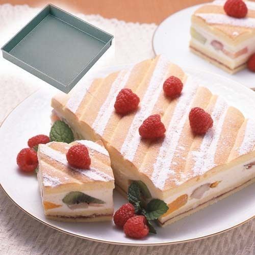 日本製CAKELAND蛋糕模具烤盤方18公分052623海渡