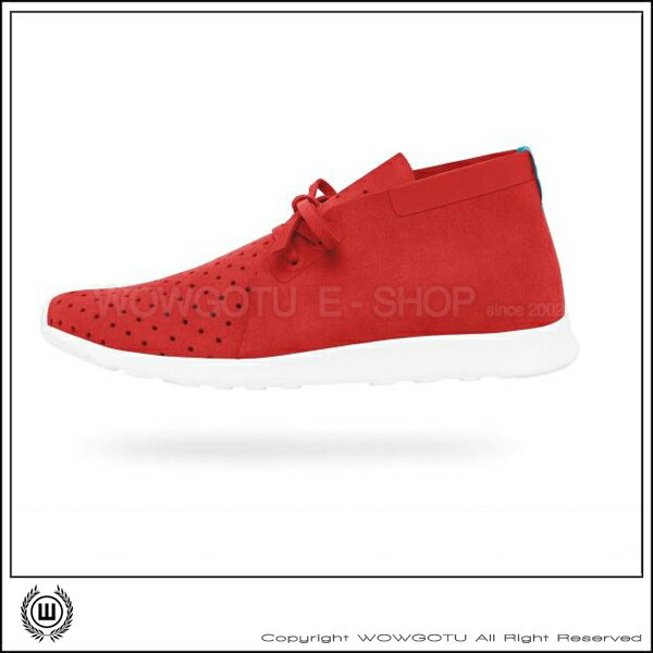 NATIVESHOES - APOLLO CHUKKA -TORCH RED/SHELL WHITE(6401)