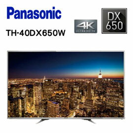 Panasonic 國際牌【40型 4K】 數位LED液晶電視 TH-40DX650W