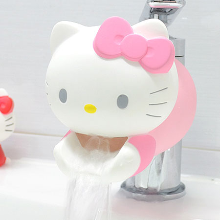韓國 Hello Kitty 凱蒂貓延伸水龍頭(單入) 水龍頭套 裝飾水龍頭【B061633】
