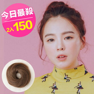 泡菜妹 韓系包包頭 髮束 髮包 丸子頭 假髮【DH52】 丸子包包頭髮束☆雙兒網☆