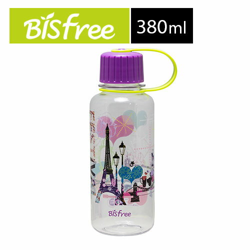 樂扣樂扣Outlet 花漾優質水壺380ml 英法筆記