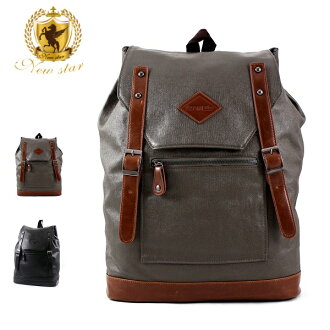 後背包 韓系質感雙皮帶帆布包 NEW STAR BK94