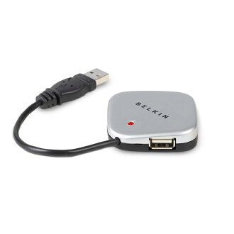 ::bonJOIE:: 美國進口 Belkin USB 2.0 4-Port Ultra-Mini Hub 迷你四孔集線器 (全新盒裝)