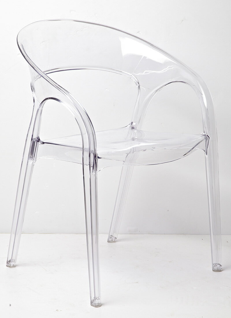 透明塑料設計款單椅