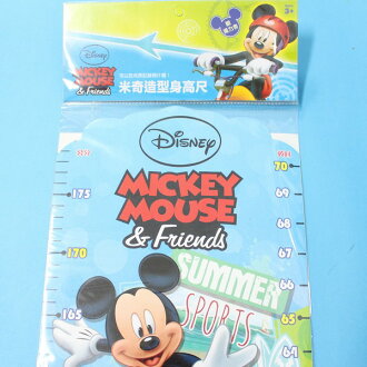 米奇造型身高尺 QL025 兒童身高尺 壁貼身高尺 量身尺/一個入{促120}~正版授權~