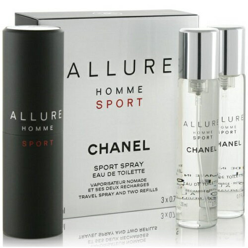 (現貨+預購) 香奈兒 CHANEL HOMME SPORT男性運動隨身淡香水 3*20ML ☆真愛香水★