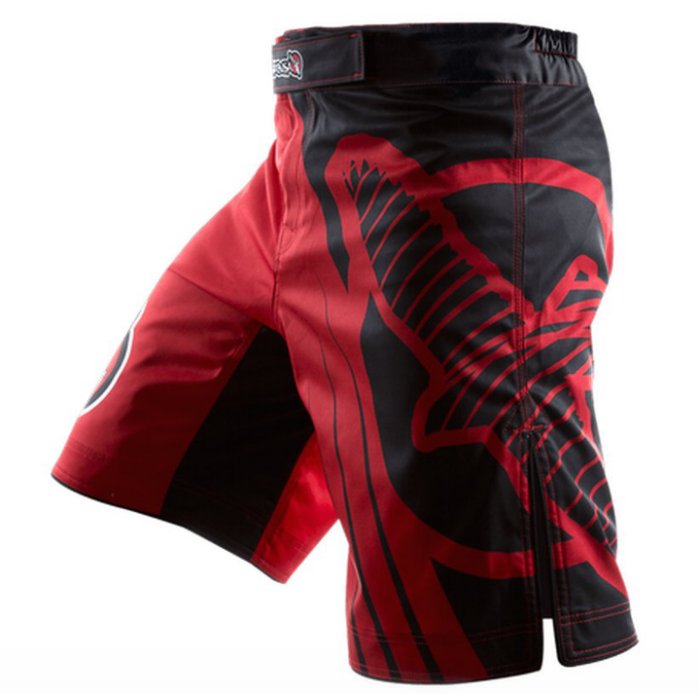 Hayabusa UFC選手褲 "紅黑色" 輕量化訓練褲MMA格鬥拳擊褲- 隼 HAYABUSA