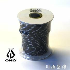 [ OHO ] 多功能耐候4mm營繩 黑白 20m / Polyester/ GR42AKW-OH20