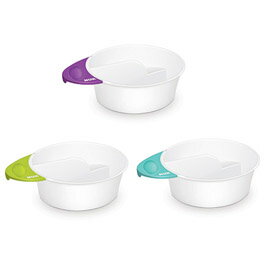 【悅兒樂婦幼用品舘】NUK 趣味雙格副食品哺餵小碗
