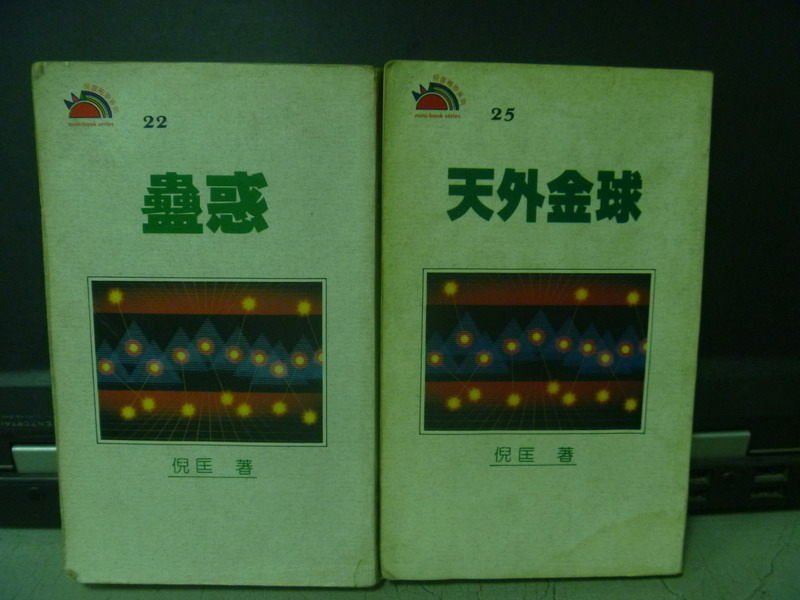 【書寶二手書T3／一般小說_ORC】蠱惑_天外金球_2本合售_倪匡