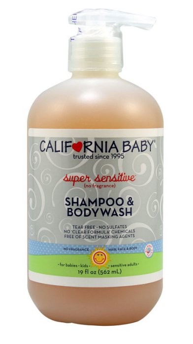 【彤彤小舖】美國California Baby加州寶寶 超級敏感洗髮沐浴露(無香) 19oz / 562ml 美國製造