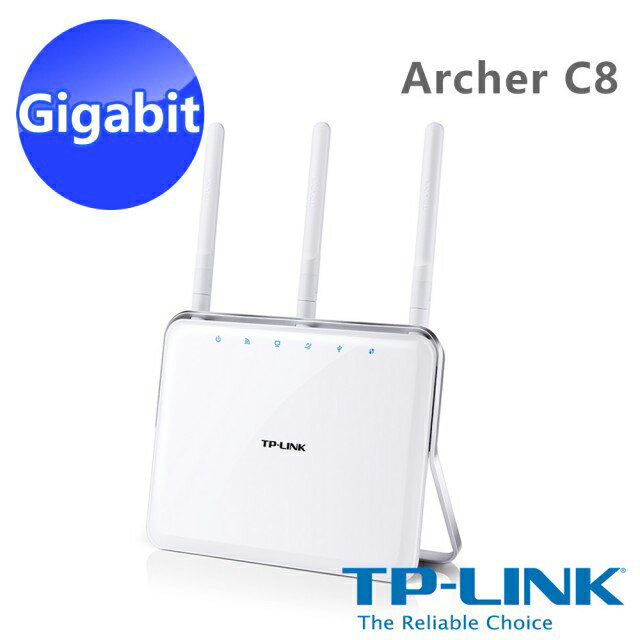 【TP-LINK】Archer C8 AC1750 Gigabit 無線路由器