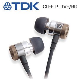 【集雅社】 TDK CLEF-P LIVE 耳塞式 耳機 Live聲密閉型 棕色 公司貨 ★全館免運