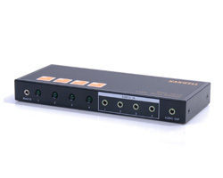 [nova成功3C]HANWELL 捍衛科技 SMV-401A-plus 4對1 VGA+Audoi 影音訊號自動切換器  