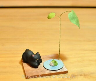 日本和紙手工藝 黑貓與青蛙 《純手工製作和風小物》★日本製★