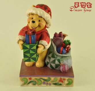 美國ENESCO精品-Jim Shore愛木小灣-小熊維尼聖誕老公公 ★超可愛★