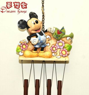美國ENESCO精品-Jim Shore愛木小灣-DISNEY庭園米奇風鈴 ★超可愛★