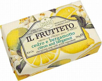 Nesti Dante 檸檬&佛手柑 活力《250g》★天然鮮果系列★義大利原裝進口★那是堤手工皂★