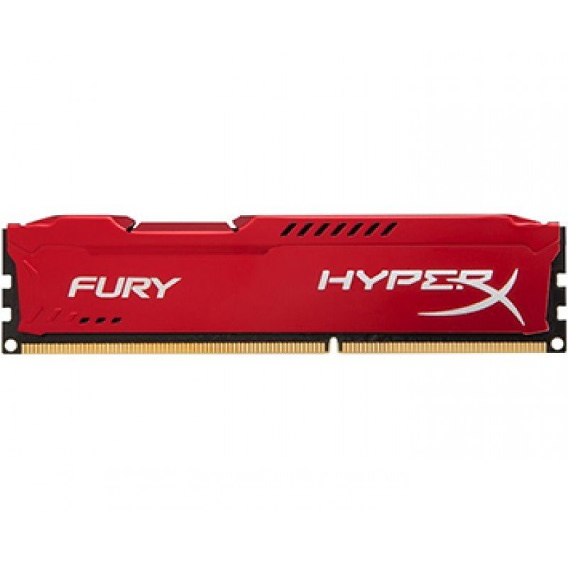 ＊╯新風尚潮流╭＊金士頓 8GB HyperX FURY 紅色 DDR3-1866 桌上型超頻記憶體 HX318C10FR/8