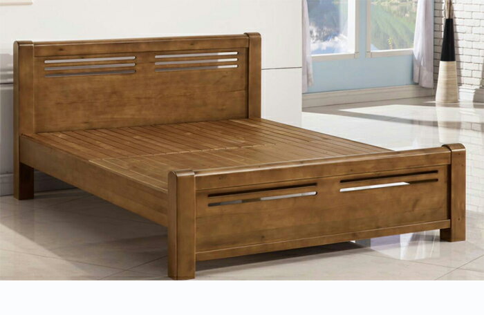 【 尚品傢俱】 260-05 厚實3.5尺實木床台，另有5尺6尺床台/床架