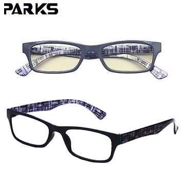 PARKS BL1301B-BK 專業3C濾藍光眼鏡浪漫騎士(黑)(和順電通) [天天3C]
