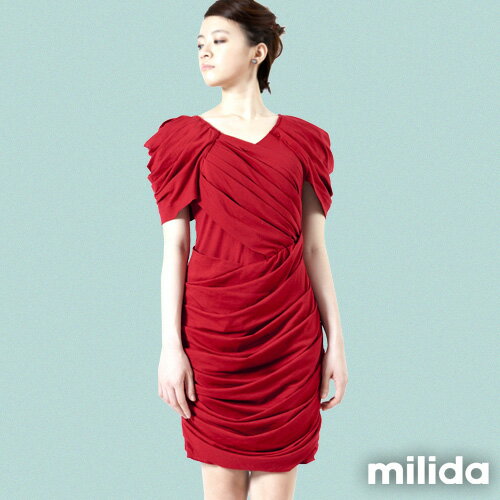 【milida】☆夏季洋裝☆造型款☆甜美公主袖設計