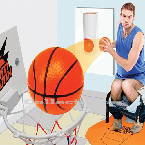 【A15123001】Toilet Basketball 廁所籃球場 馬桶籃球 投籃機 整人玩具/交換禮物