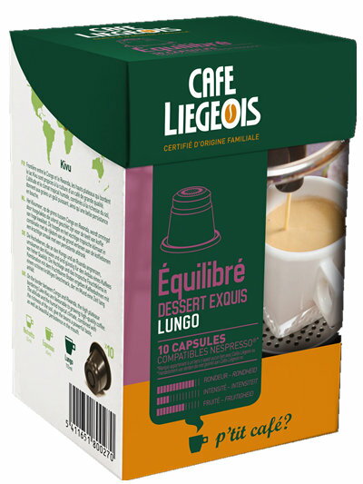 Liegeois 比利時 烈日咖啡膠囊- 艾奇力柏 Équilibré Nespresso機型可用【8盒組】