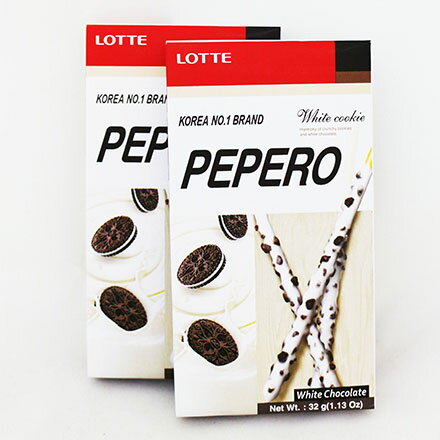 【敵富朗超巿】LOTTE Pepero歐力歐白巧克力棒