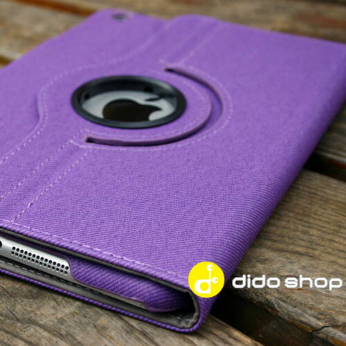 蘋果 iPad Mini Mini2 Mini3 平板電腦 專用旋轉皮套(PA035) 紫  