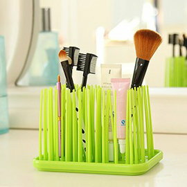 WallFree 清新小草收納座-綠色