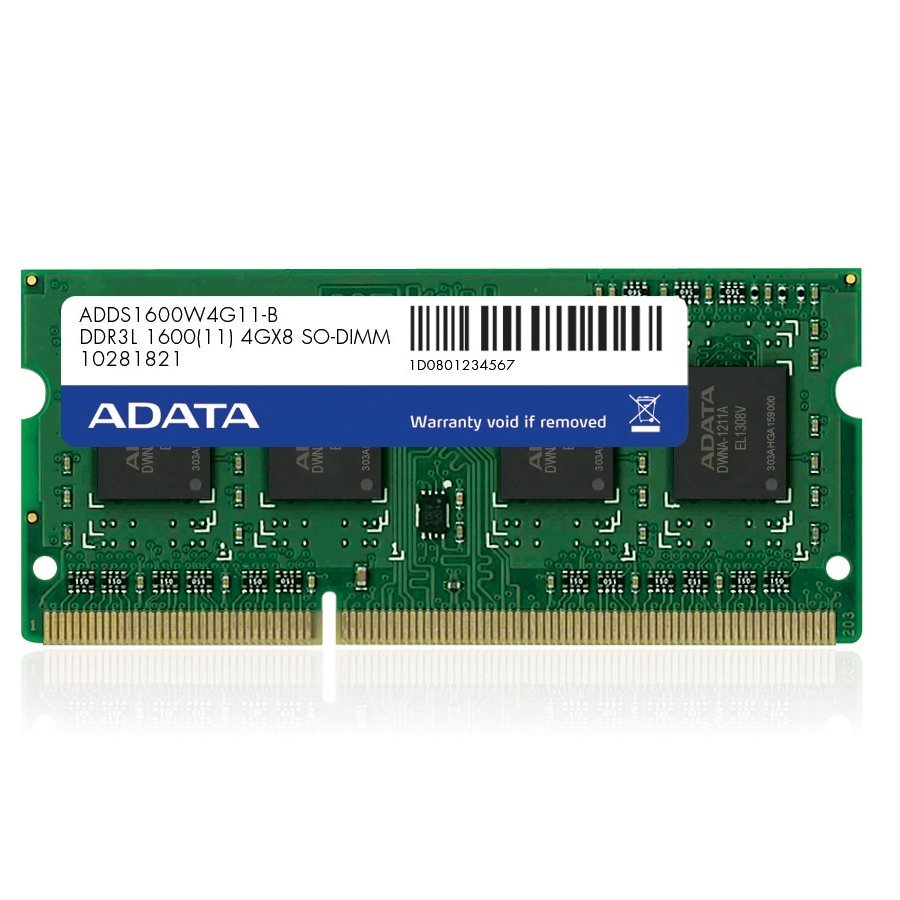 ＊╯新風尚潮流╭＊威剛筆記型記憶體 4G DDR3-1600 穩定性高 1.35V 終身保固 ADDS1600W4G11-R  