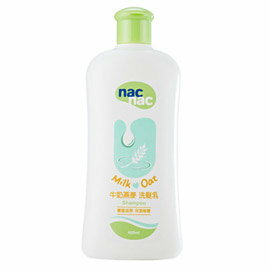 Nac Nac寶貝可愛 牛奶燕麥洗髮乳400ml