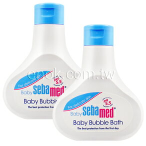 【2入優惠】Sebamed Baby施巴 嬰兒泡泡浴露200ml