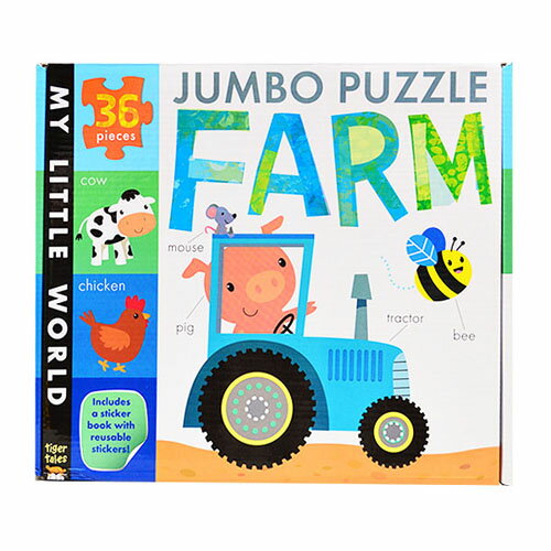 【英國Caterpillar原文童書】我的小世界-地板大拼圖-農場 Jumbo Puzzle-Farm