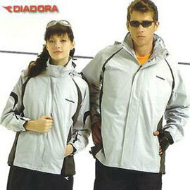 義大利名牌 DIADORA 男女運動休閒二件式外套-淺水藍#D9017A1-#DW8014A