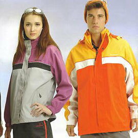 義大利名牌 DIADORA 男女運動休閒二件式外套-紫灰#DW8015A-橘#D9014A