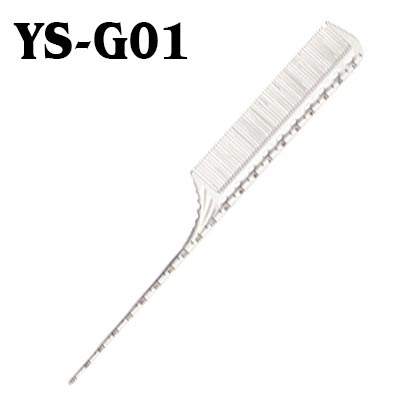 【日本原裝進口】Y.S./PARK 21.6公分梳.剪髮梳.尖尾梳YS-G01(白) [48597]