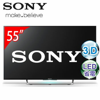 SONY 55型3D LED智慧型液晶電視(KDL-55W800C)  
